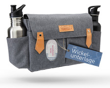 Kinderwagen Organizer Grau
