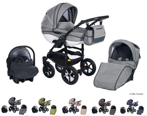 Clamaro 2n1 kombi kinderwagen - clamaro, kombi-kinderwagen