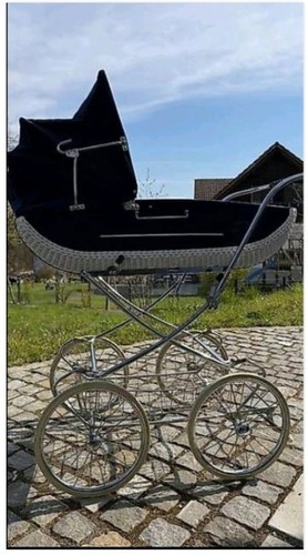 Retro 70er kinderwagen vintage - kinderwagen,