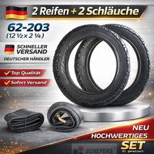 2x Reifen + 2x Schlauch 12"