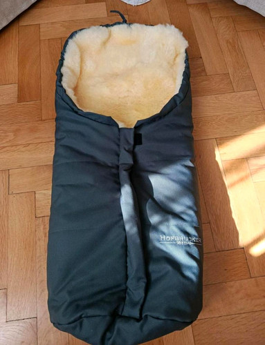 Hofbrücker lammfell fußsack - lammfell,