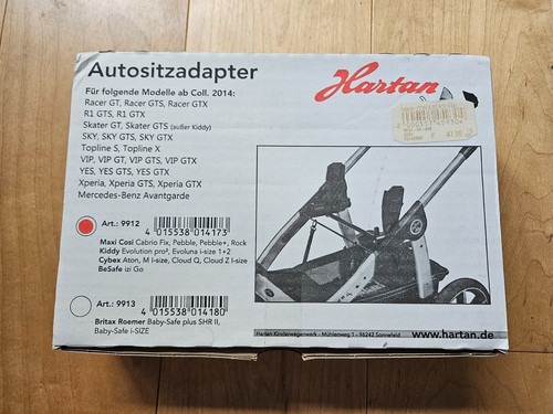 Hartan autositzadapter art - autositzadapter,