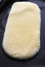 Luxus echt Lammfell, oval